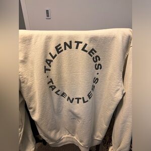 Trendy talentless heavy weight hoodie